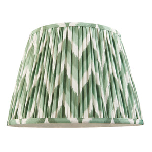 Gloss Blue Higgledy & Zigzag 35cm Cotswold green shade - Comet Lighting