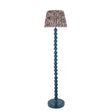Gloss Blue Higgledy & Ikat 35cm Pearl grey shade - Comet Lighting