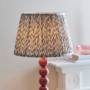 Gloss Pink Higgledy & Leaf 35cm Pearl grey shade - Comet Lighting