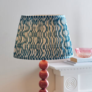 Gloss Pink Higgledy & Ripple 35cm Marlin blue shade - Comet Lighting