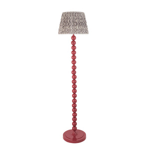 Gloss Pink Higgledy & Ripple 35cm Pearl grey shade - Comet Lighting