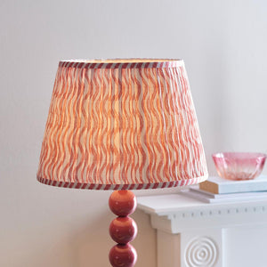 Gloss Pink Higgledy & Ripple 35cm Coral pink shade - Comet Lighting