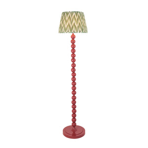 Gloss Pink Higgledy & Zigzag 35cm Cotswold green shade - Comet Lighting