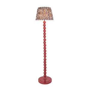 Gloss Pink Higgledy & Ikat 35cm Pearl grey shade - Comet Lighting