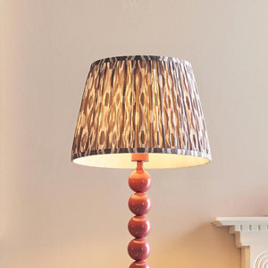 Gloss Pink Higgledy & Ikat 35cm Pearl grey shade - Comet Lighting