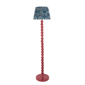 Gloss Pink Higgledy & Ikat 35cm Marlin blue shade - Comet Lighting