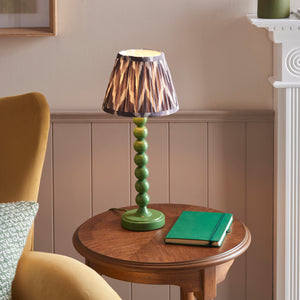 Gloss Green Higgledy & Zigzag 20cm Pearl grey shade - Comet Lighting