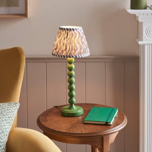 Gloss Green Higgledy & Ripple 20cm Pearl grey shade - Comet Lighting