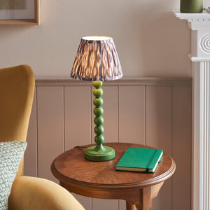 Gloss Green Higgledy & Ikat 20cm Pearl grey shade - Comet Lighting