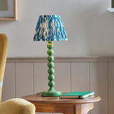 Gloss Green Higgledy & Ikat 20cm Marlin blue shade