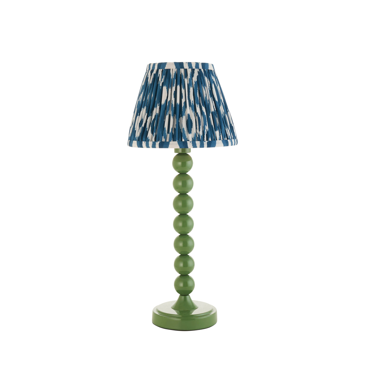 Gloss Green Higgledy & Ikat 20cm Marlin blue shade