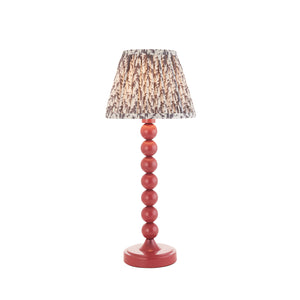 Gloss Pink Higgledy & Leaf 20cm Pearl grey shade - Comet Lighting