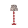 Gloss Pink Higgledy & Leaf 20cm Pearl grey shade - Comet Lighting