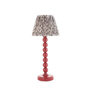 Gloss Pink Higgledy & Leaf 20cm Pearl grey shade - Comet Lighting