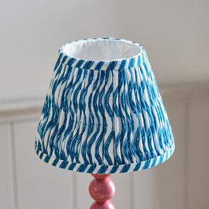 Gloss Pink Higgledy & Ripple 20cm Marlin blue shade - Comet Lighting