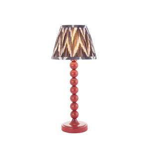 Gloss Pink Higgledy & Zigzag 20cm Pearl grey shade - Comet Lighting