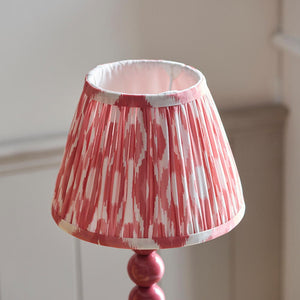Gloss Pink Higgledy & Ikat 20cm Coral pink shade - Comet Lighting