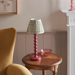 Gloss Pink Higgledy & Leaf 20cm Herb garden green shade - Comet Lighting