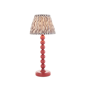 Gloss Pink Higgledy & Ripple 20cm Pearl grey shade - Comet Lighting