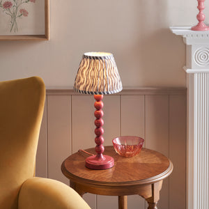 Gloss Pink Higgledy & Ripple 20cm Pearl grey shade - Comet Lighting