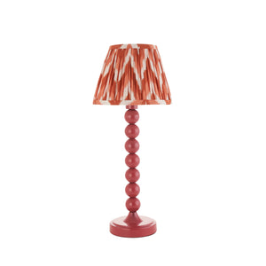 Gloss Pink Higgledy & Zigzag 20cm Apricot orange shade - Comet Lighting