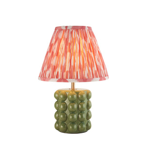 Bobble & Ikat 25cm Coral pink shade - Comet Lighting