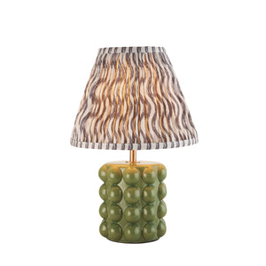 Bobble & Ripple 25cm Pearl grey shade - Comet Lighting