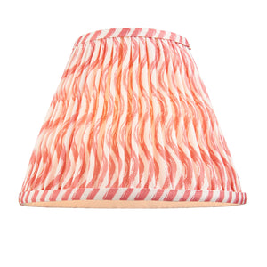 Bobble & Ripple 25cm Coral pink shade - Comet Lighting