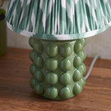 Bobble & Zigzag 25cm Cotswold green shade