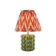 Bobble & Zigzag 25cm Apricot orange shade - Comet Lighting