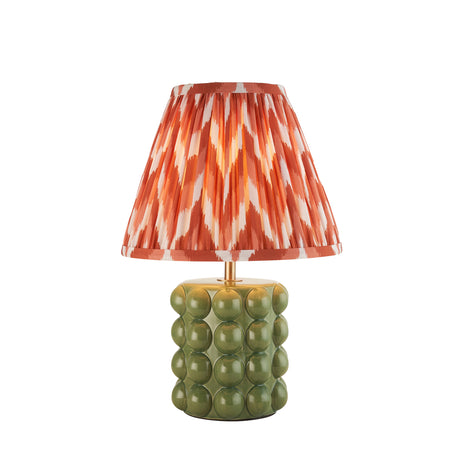 Bobble & Zigzag 25cm Apricot orange shade