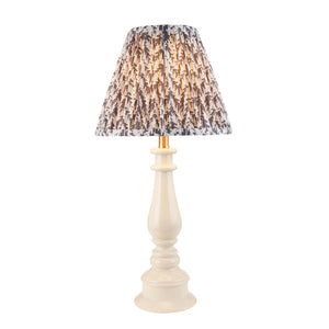 Myrtle & Leaf 25cm Pearl grey shade - Comet Lighting