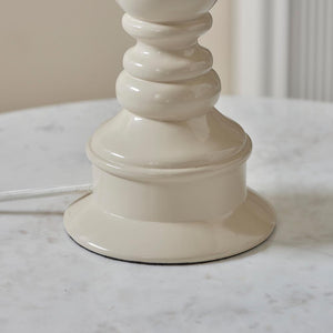 Myrtle & Leaf 25cm Pearl grey shade - Comet Lighting