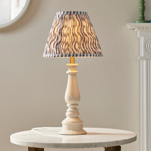 Myrtle & Ripple 25cm Pearl grey shade - Comet Lighting