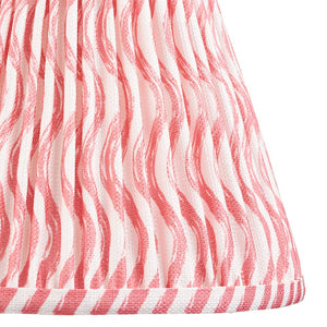 Myrtle & Ripple 25cm Coral pink shade - Comet Lighting