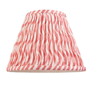 Myrtle & Ripple 25cm Coral pink shade - Comet Lighting