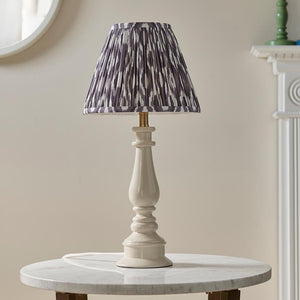 Myrtle & Ikat 25cm Pearl grey shade - Comet Lighting
