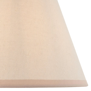 Myrtle & Ivy 25cm Vintage white shade - Comet Lighting