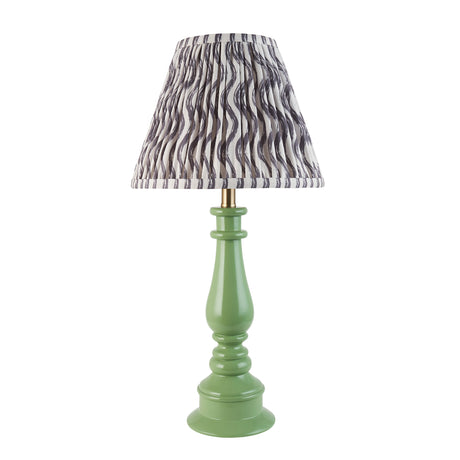 Gloss Green Myrtle & Ripple 25cm Pearl grey shade