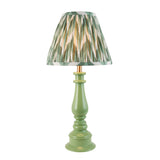 Gloss Green Myrtle & Zigzag 25cm Cotswold green shade