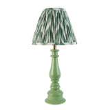 Gloss Green Myrtle & Zigzag 25cm Cotswold green shade