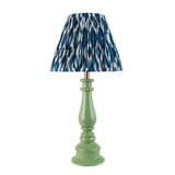 Gloss Green Myrtle & Ikat 25cm Marlin blue shade