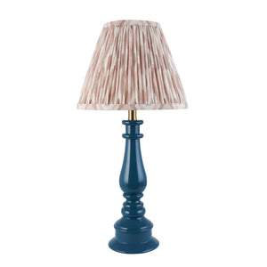 Gloss Blue Myrtle & Ikat 25cm Neutral shade - Comet Lighting