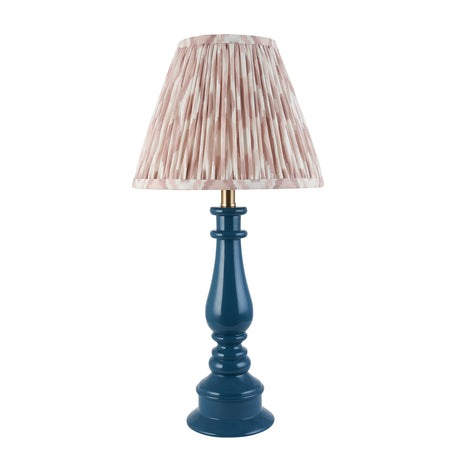 Gloss Blue Myrtle & Ikat 25cm Neutral shade