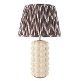 Bobble & Zigzag 35cm Pearl grey shade