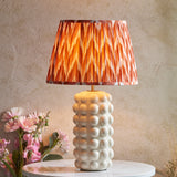 Bobble & Zigzag 35cm Apricot orange shade