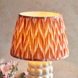 Bobble & Zigzag 35cm Apricot orange shade