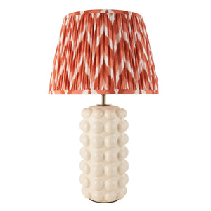 Bobble & Zigzag 35cm Apricot orange shade