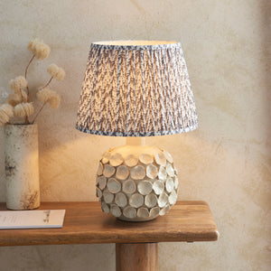 Borello & Leaf 35cm Pearl grey shade - Comet Lighting