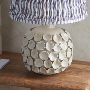 Borello & Ripple 35cm Pearl grey shade - Comet Lighting
